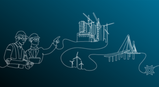 Line drawing of Proxxima-based infrastructure uses