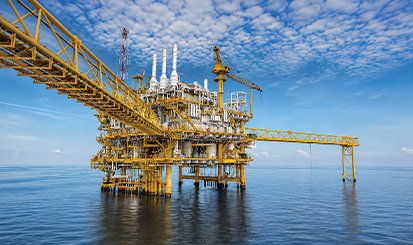 An ExxonMobil offshore oil and gas development in deepwater.