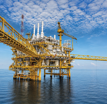 An ExxonMobil offshore oil and gas development in deepwater.